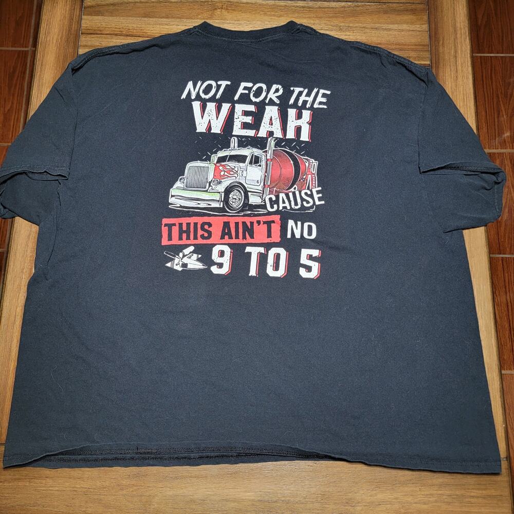 Trucker Black Unisex Tee "Not For The Weak..." - Size 4XL